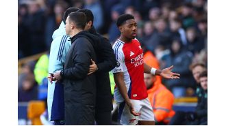 M. Lewis-Skelly's response to red card in dressing room after Arsenal's win over Wolves.