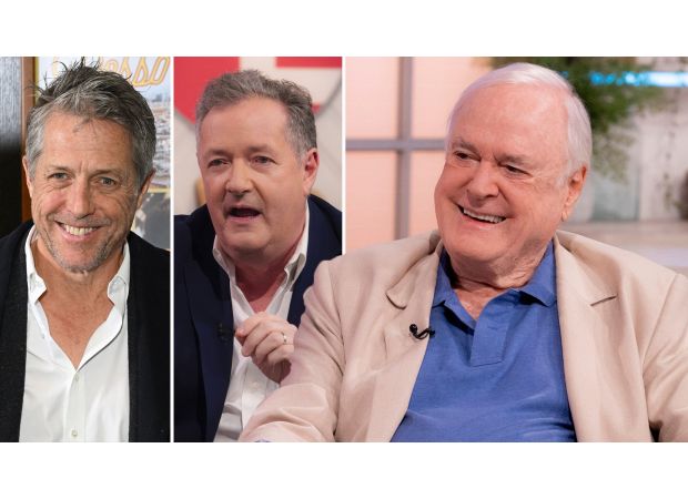 John Cleese criticizes Piers Morgan for being careless and defends Hugh Grant.