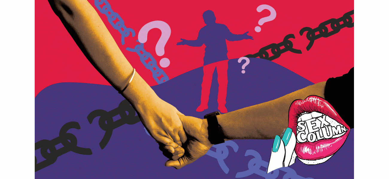 A woman's lesbian partner left her twice for a man and she is struggling to move on.