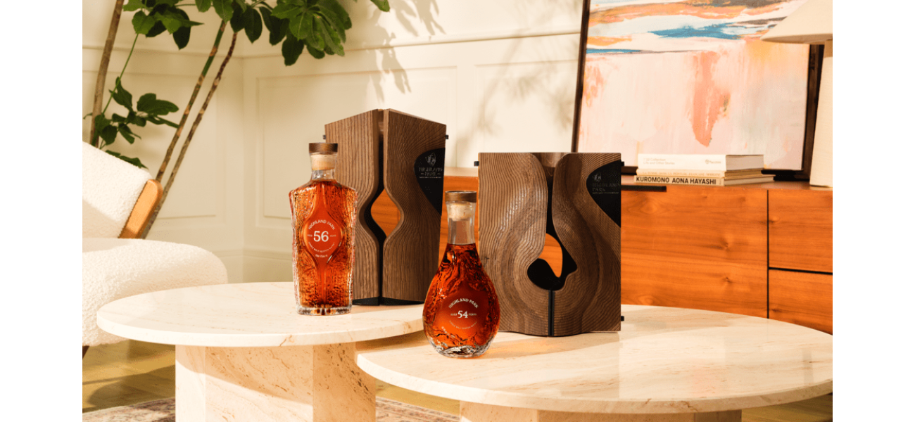 Sip Gordon Motion's Highland Park 56, the oldest and rarest whisky, first produced in 1968.