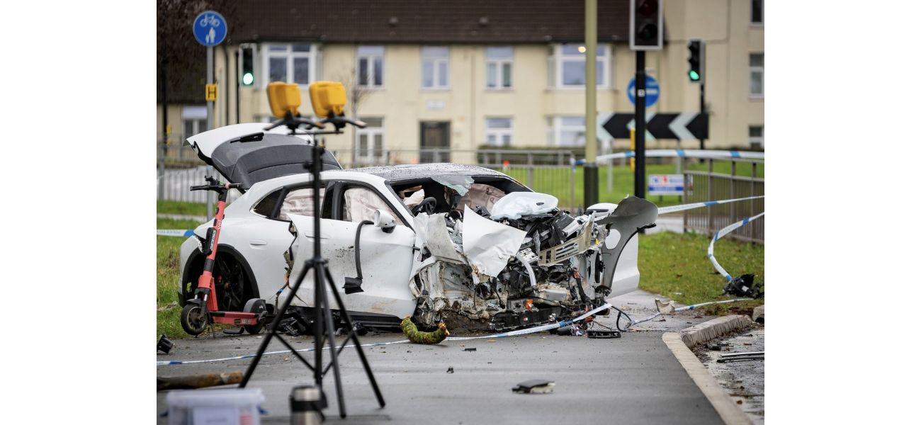 A man passed away following an accident involving an electric Porsche outside a GCHQ facility, resulting in two arrests.