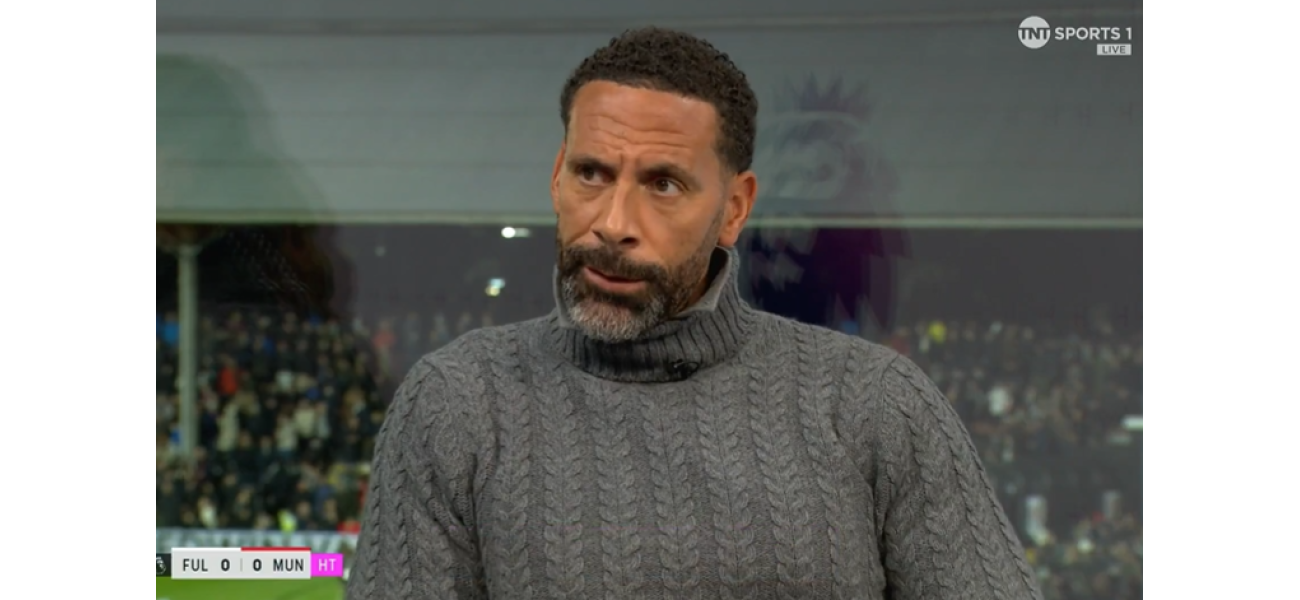 Rio Ferdinand criticizes a Manchester United player despite their win against Fulham.