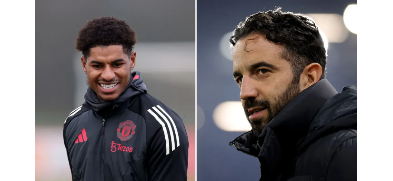 Amorim explains why Rashford won't be chosen for Man Utd.