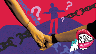 A woman's lesbian partner left her twice for a man and she is struggling to move on.