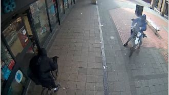 Teenage gunmen on a bike shot and injured another cyclist at close range, causing a shocking incident.