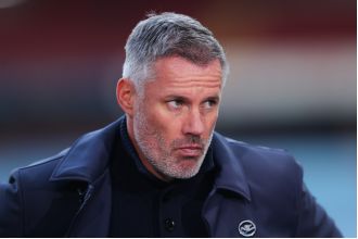 Carragher criticizes West Ham player during Aston Villa game, calling their performance 'embarrassing'.