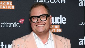 Comedian Alan Carr worried about eyesight during scary procedure.