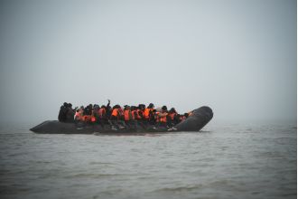 Over 8,000 social media accounts promoting human smugglers were closed last year.