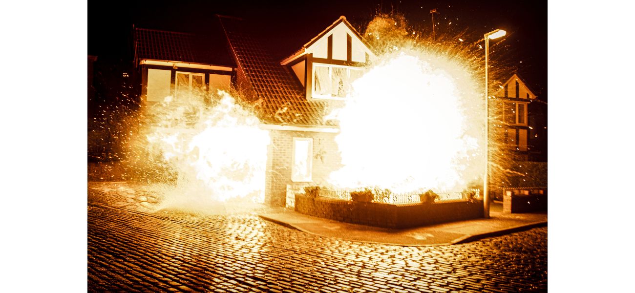 Coronation Street reveals person trapped in fire when Platt house explodes.