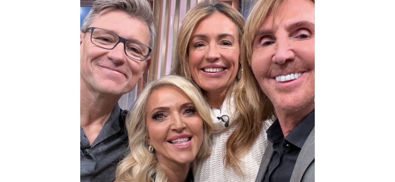TV presenter defends her spouse against criticism of his looks.