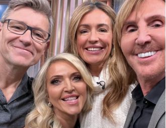 TV presenter defends her spouse against criticism of his looks.