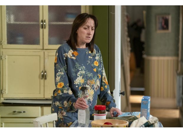 Sonia in grave peril as EastEnders murderer Reiss catches her snooping on him.