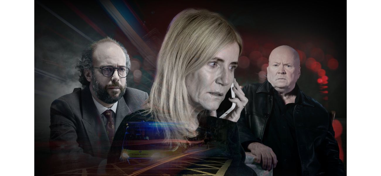 A shocking murder in EastEnders leads to a dramatic ambulance chase in the Square.