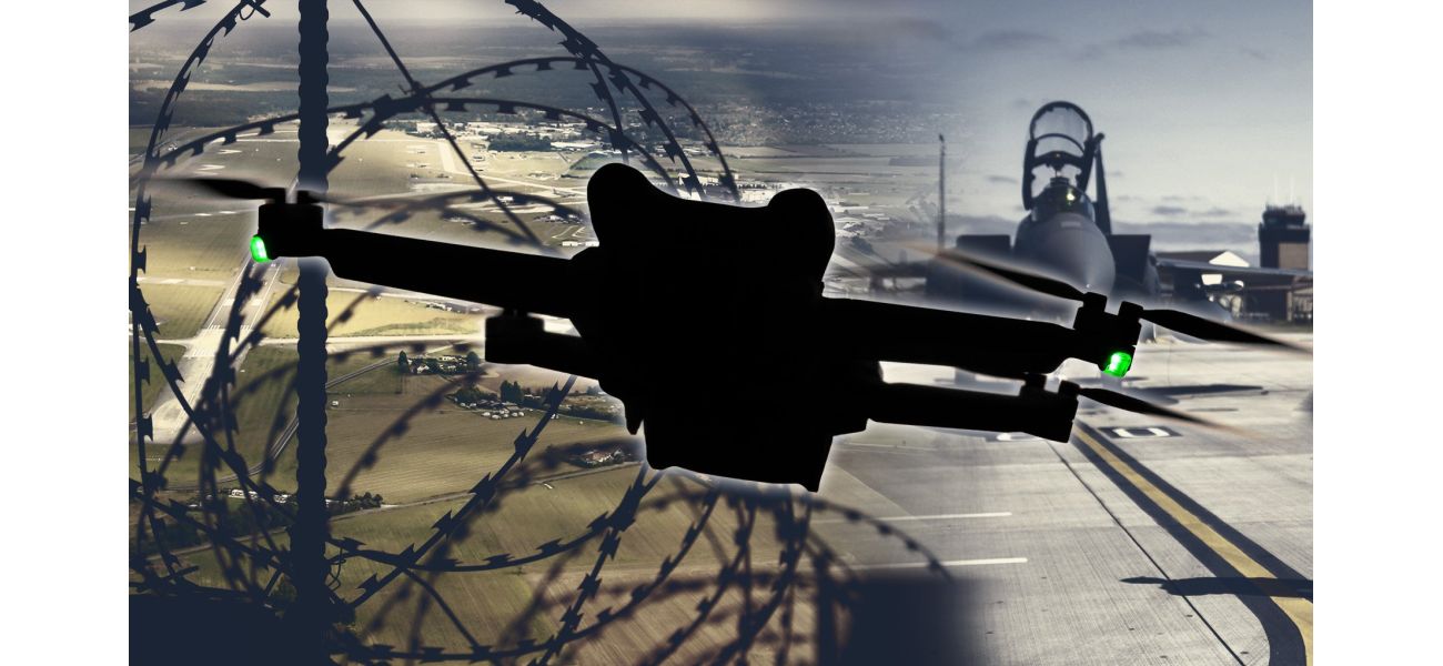 A drone pilot's arrest for being 'evasive' has brought more questions to light about mysterious activities at UK bases.