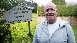 Man dubbed Batman for wanting to construct underground hangar on his property to house his helicopter.