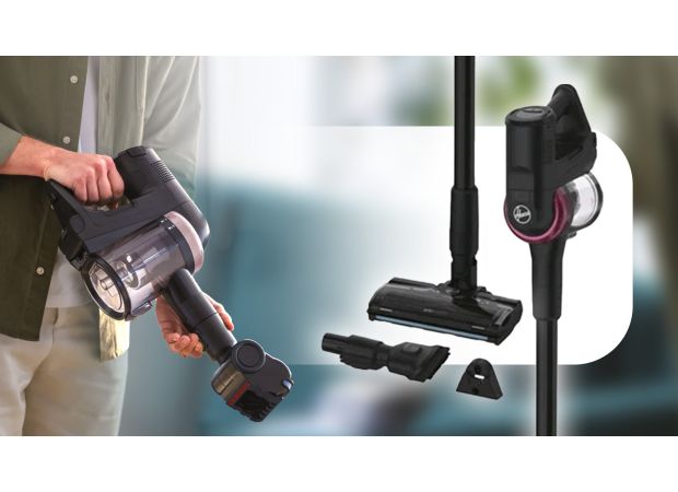 Effortlessly clean with Hoover's Cordless Vacuum and Anti Hair Wrap tech (now £90 off).