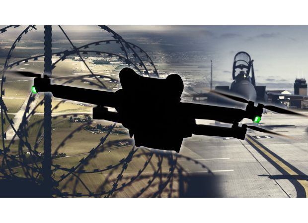 A drone pilot's arrest for being 'evasive' has brought more questions to light about mysterious activities at UK bases.