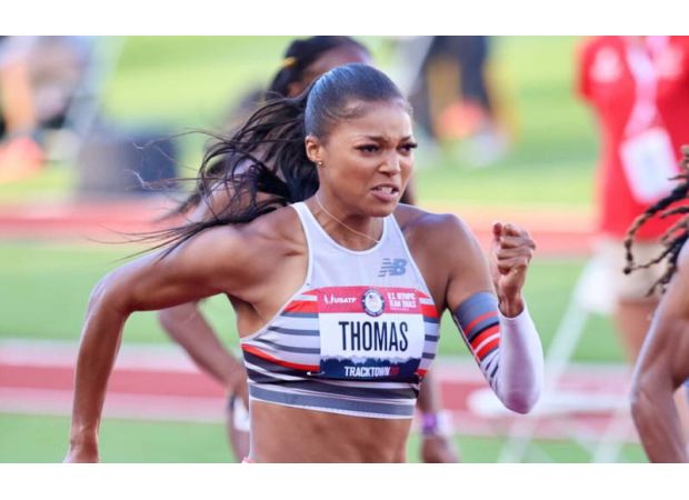 Gabby Thomas, an Olympic runner, is concerned about potential stalkers.