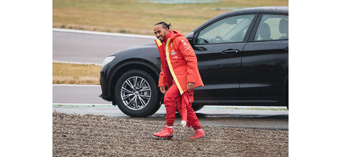 Hamilton speaks out about crash during Ferrari F1 test.