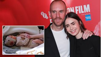 Lily Collins reveals surprising arrival of first child through surrogacy.