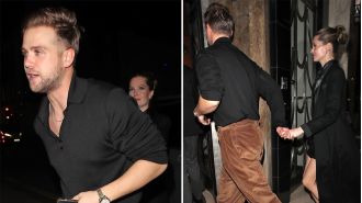 Leo Woodall's girlfriend showed up unexpectedly at Bridget Jones premiere.