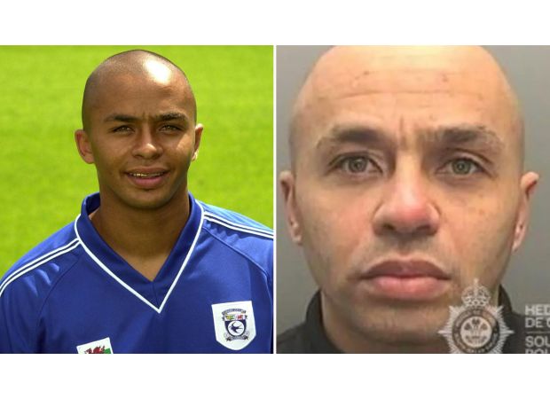 Search underway for former soccer player from QPR and Cardiff, currently on the run and being sought for return to prison.