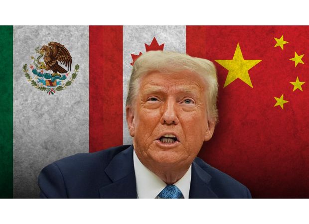 Trump plans to impose tariffs on Mexico, China, and Canada in response to their trade policies.
