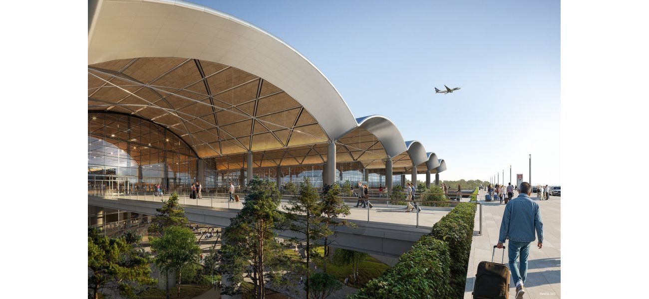 A new European airport, costing £26 billion, will accommodate 34 million travelers by 2032.