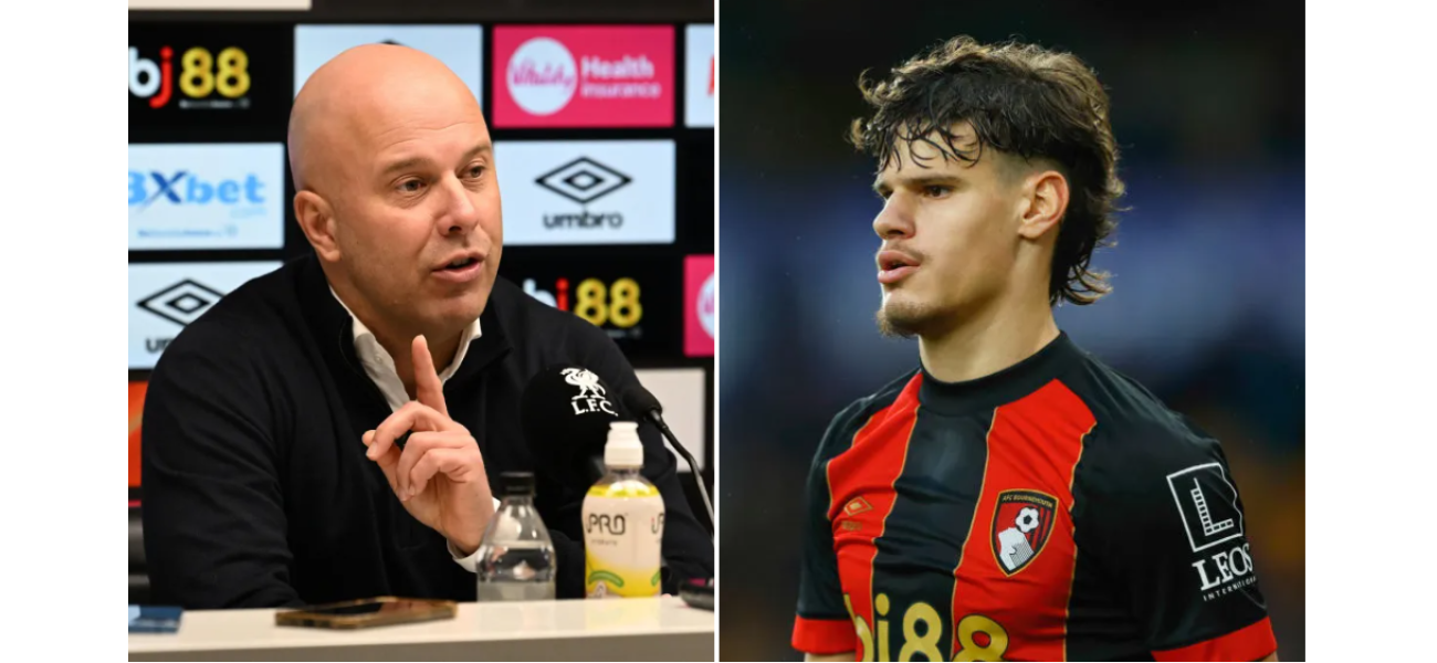 After his team's win against Bournemouth, Arne Slot addressed the rumors linking his player Milos Kerkez to a potential transfer to Liverpool.
