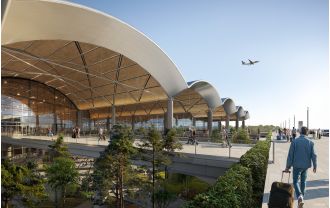 A new European airport, costing £26 billion, will accommodate 34 million travelers by 2032.