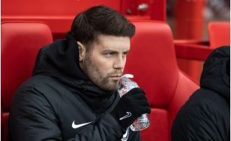 Fabian Hurzeler thanks Brighton supporters following defeat to Nottingham Forest.