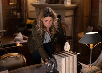 Charity is shocked in Emmerdale when she uncovers a major revelation following the Home Farm break-in.