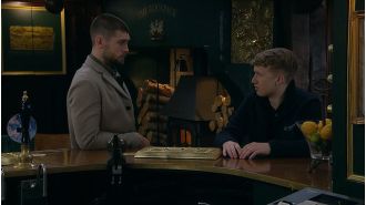 Charity is angry when Joe surprises her in a new spoiler video for Emmerdale.