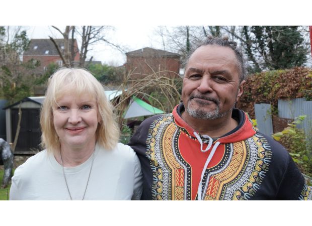 A couple downsized from their 3-bedroom house to a smaller space in their backyard.