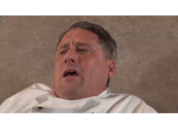 Hollyoaks character stabbed and left for dead.