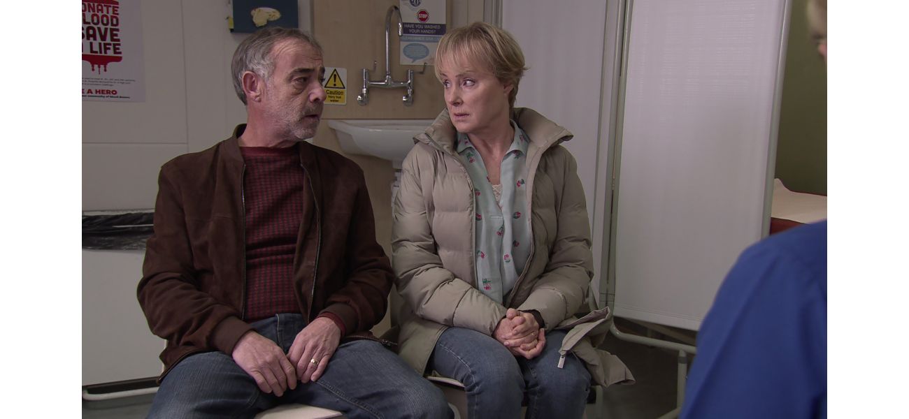 Sally supports Kevin as he receives his latest cancer test results on Coronation Street.
