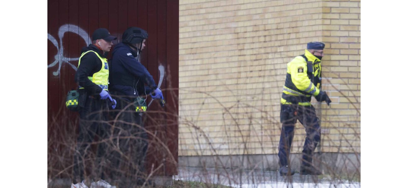 A school in Sweden is on lockdown due to a gunman using an automatic weapon to open fire.