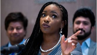 Rep. Crockett discusses the implications of Elon Musk receiving federal funding.