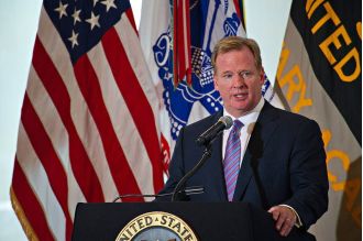 Goodell says diversity, equity, and inclusion efforts in the NFL are not making progress.