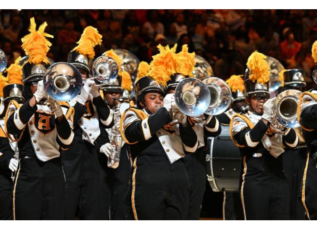 The West Coast hosts its inaugural HBCU battle of the bands featuring Nick Cannon and GloRilla.