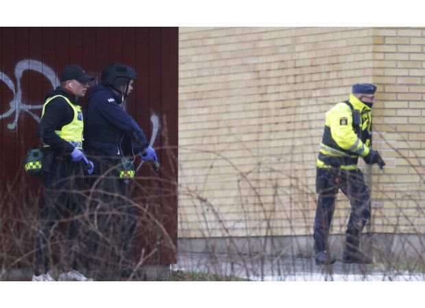 A school in Sweden is on lockdown due to a gunman using an automatic weapon to open fire.