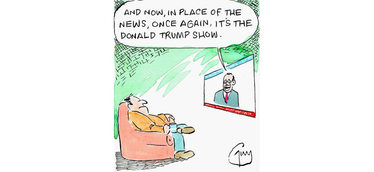 Guy Venables draws daily cartoons featured in Metro newspaper.