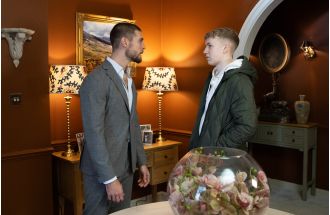 Joe Tate's violent outburst towards Noah reveals a darker side to his personality on Emmerdale.