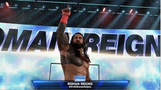 A sneak peek at WWE 2K25: Features mixed gender matches, fights in backstage areas and more.