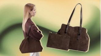 M&S introduces Suede Tote Bag, perfect for work.