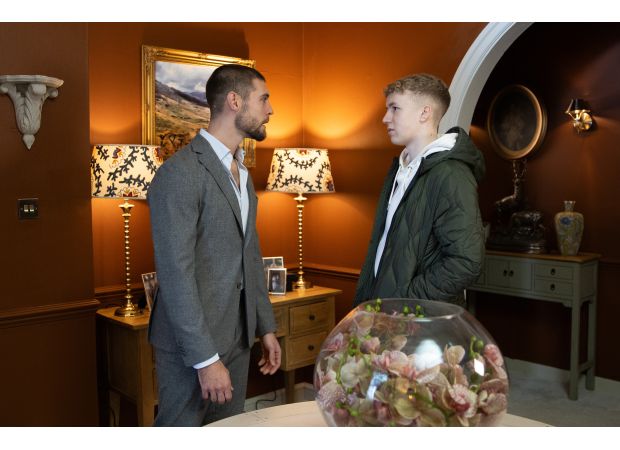 Joe Tate's violent outburst towards Noah reveals a darker side to his personality on Emmerdale.