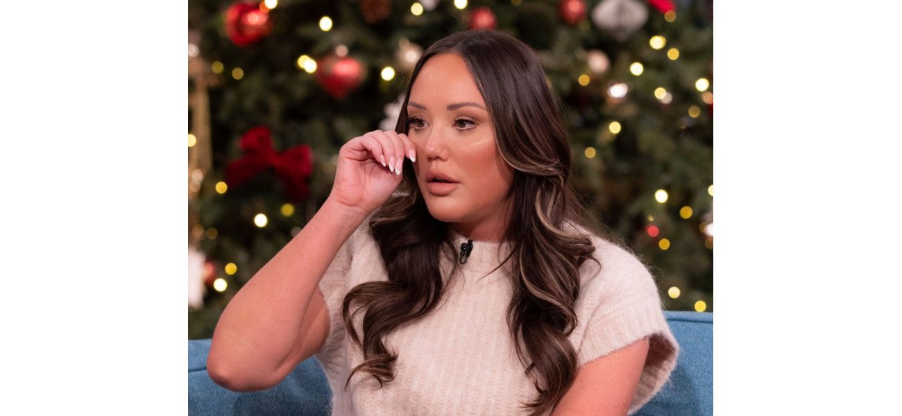 Reality TV star Charlotte Crosby was emotionally distraught after her newborn daughter had to be taken to the hospital.