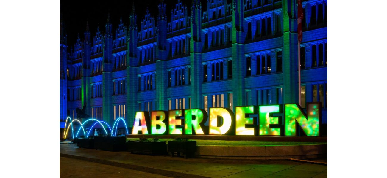 SPECTRA, a light festival, comes to Aberdeen, Scotland.