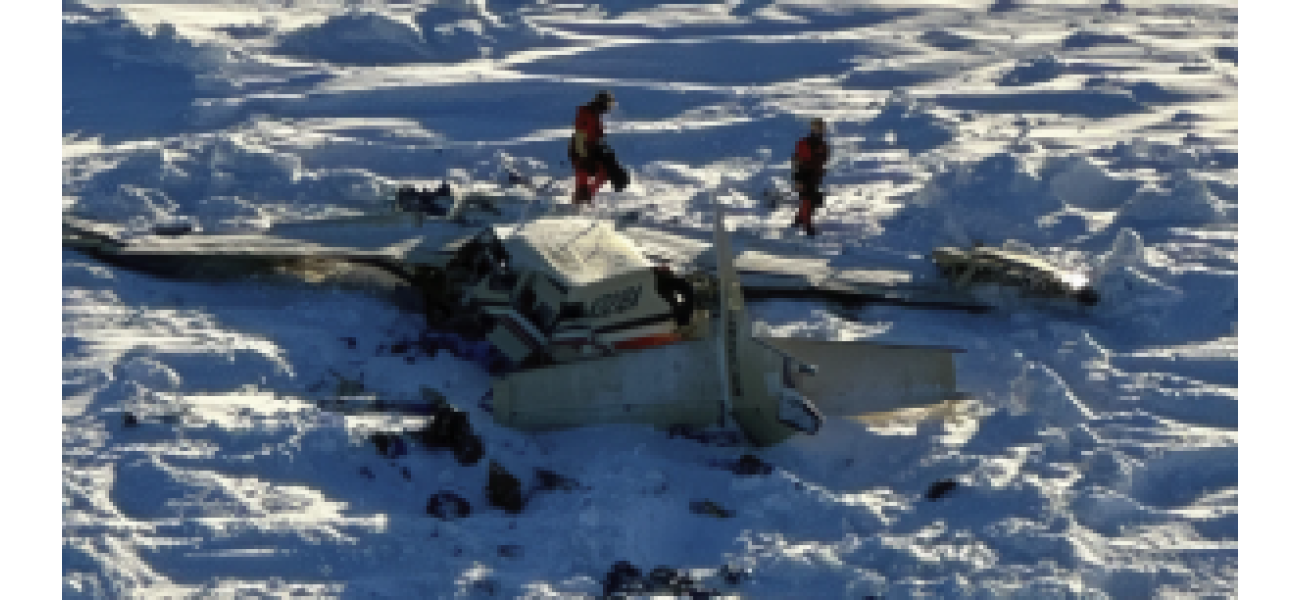 A small plane, with 10 people on board, has been discovered crashed in western Alaska, resulting in the death of all passengers.