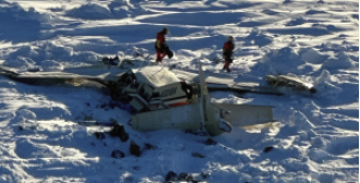 A small plane, with 10 people on board, has been discovered crashed in western Alaska, resulting in the death of all passengers.
